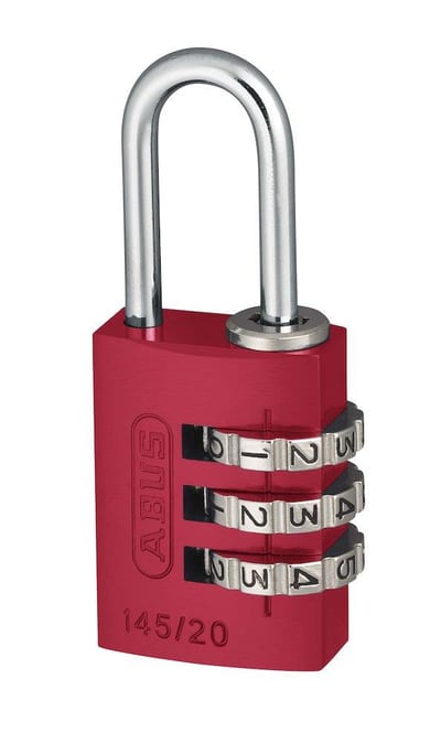 Abus 145 Code Padlock with 3 digits - 22.5mm, 3mm, 22mm, 9mm