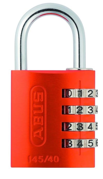 Abus 145 Code Padlock with 4 digits - 41.5mm, 6mm, 26mm, 21.5mm 4003318488122