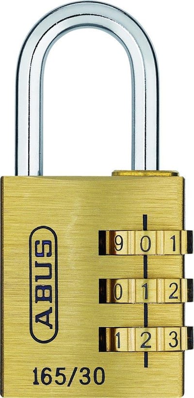 Abus 165 Code Padlock - 30mm, 5mm, 25mm, 14mm