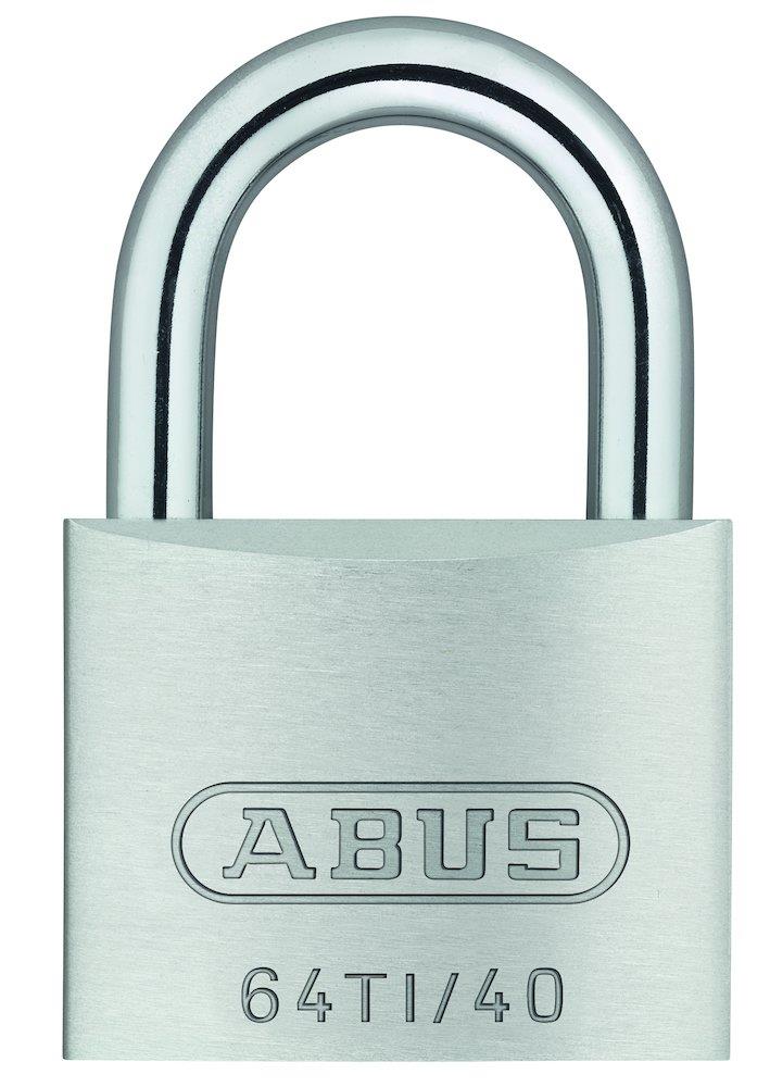 Abus 64TI Padlock with hardened steel shackle, 2 pcs blister pack - 40mm, 6.5mm, 23mm, 22mm