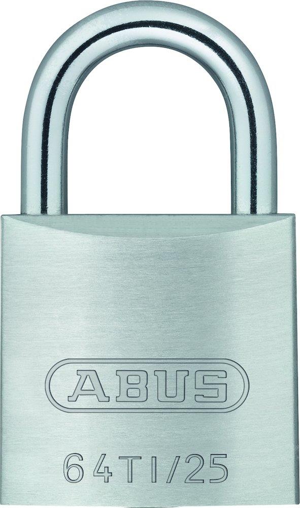 Abus 64TI Padlock with hardened steel shackle - 25mm, 4mm, 13.5mm, 13mm