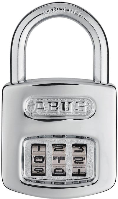 Abus Padlock with 3 digits - 40mm, 6.5mm, 22mm, 24mm
