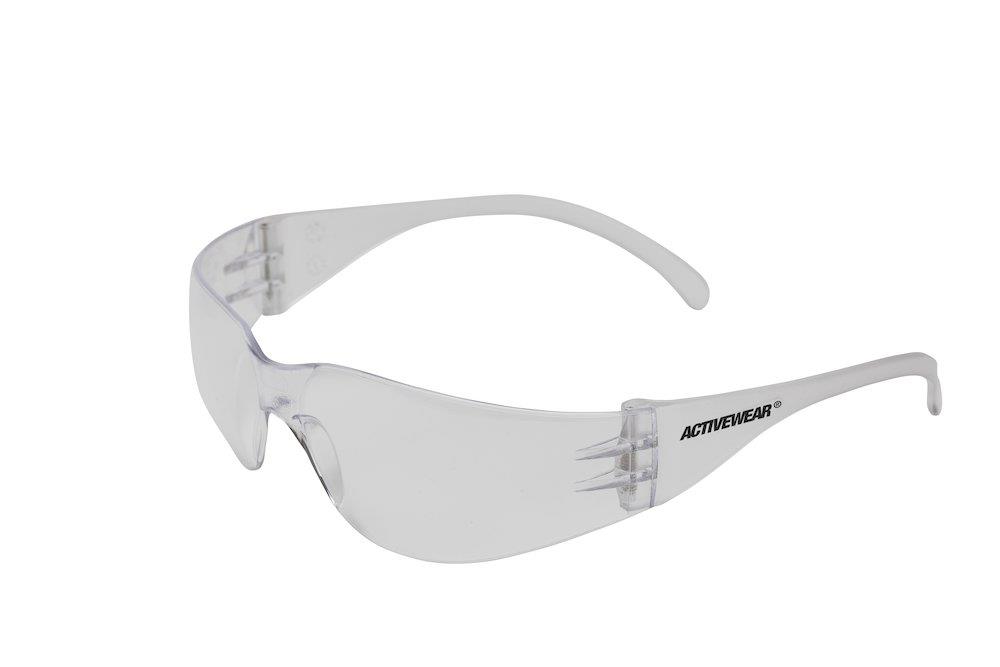 Activewear Mission 4020 Safety Glasses Clear Scratch-Resistant Anti-Fog