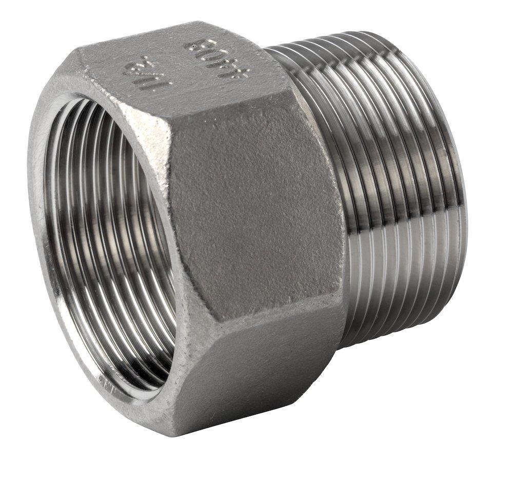 Adapter acid-resistant BSPP/NPT - 1 1/4", 1 1/4", coupling, Nipple, BSPP, NPT