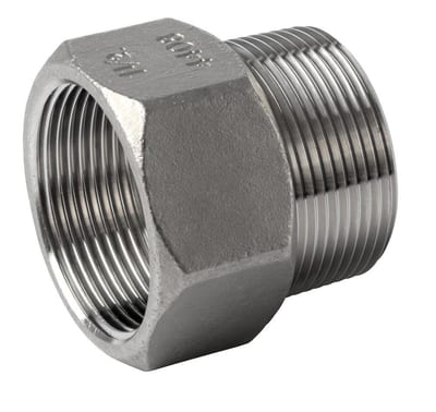 Adapter acid-resistant NPT/BSP - 1 1/4", 1 1/4", coupling, Nipple, NPT, BSP