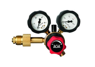 AGA Fixicontrol Reduction Valve hand tightening - Acetylene
