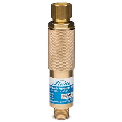 AGA Super 55 Flashback Arrestor - Oxygen, 3/8" RG