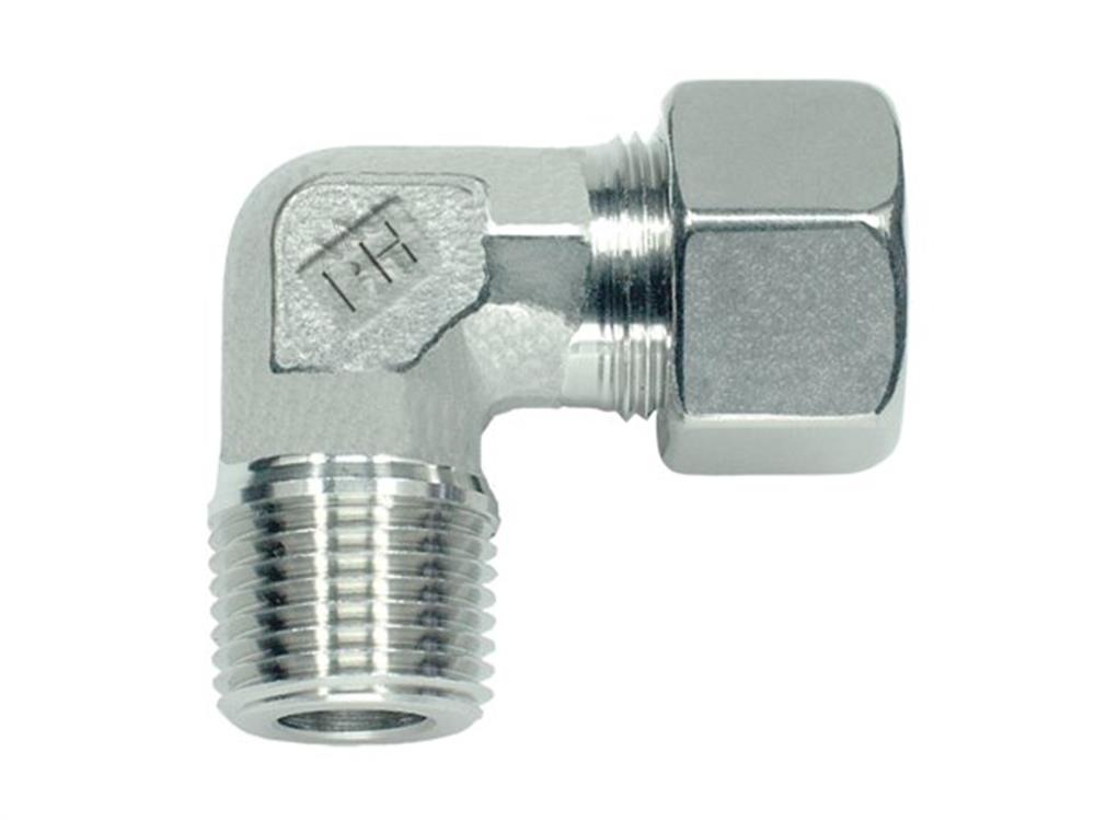 PH WE Complete Angle Insertion acid-resistant BSPT light - 8mm, 1/4", 315bar, 90°