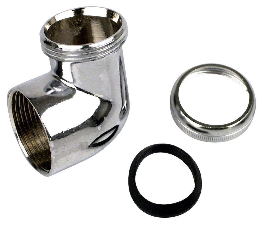 Unico Drain Angle - 32mm, Chrome-plated, 1 1/4"