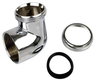 Unico Drain Angle - 32mm, Chrome-plated, 1 1/4"