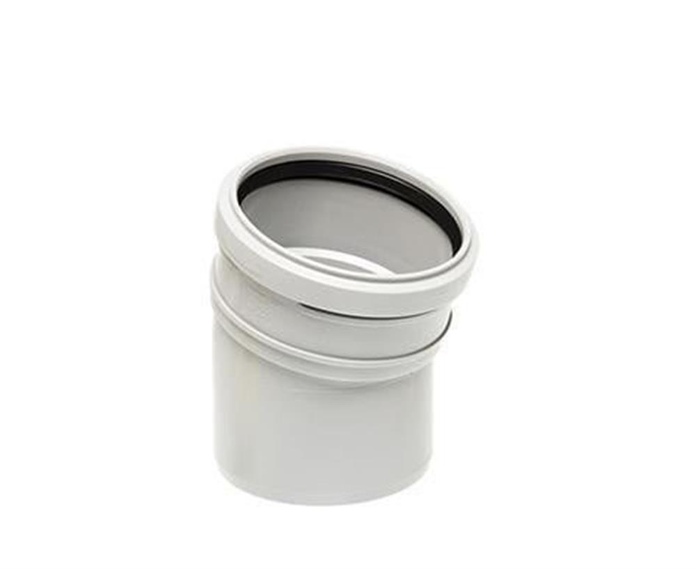 Uponor Decibel Sound-attenuating Bend 110 mm 15°
