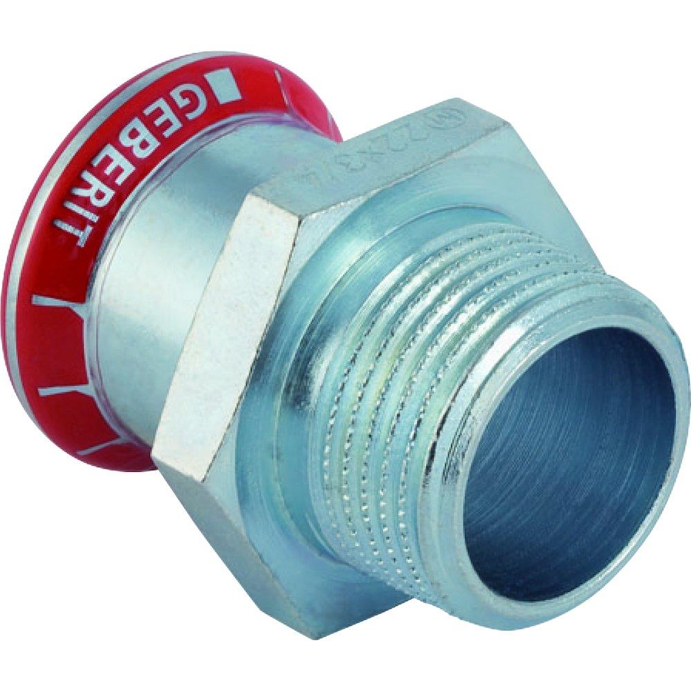 Geberit Mapress Transition Nipple - 12mm, 3/8", 33mm, coupling, 1PCS, Nipple