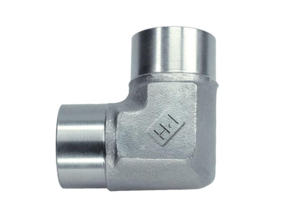 PH Block angle acid-resistant BSP coupling/coupling - 1/2", 1/2", 90°