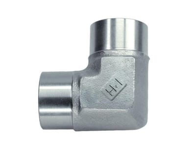 PH Block angle acid-resistant BSP coupling/coupling - 1/2", 1/2", 90°