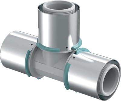 Uponor Unipipe Press Tee S-Press PLUS - 63mm, 63mm, 63mm