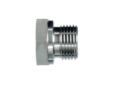 PH End Cap nipple acid-resistant BSPP - 1/2"