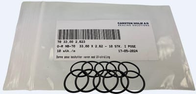 O-ring NBR (nitrile) - 32mm, Shore 70, 4,00mm, 10PCS