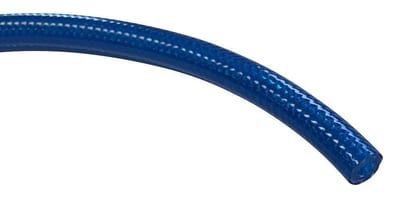 Air and water hose blue reinforced PVC - 1/4", 6mm, 60°C, 20bar