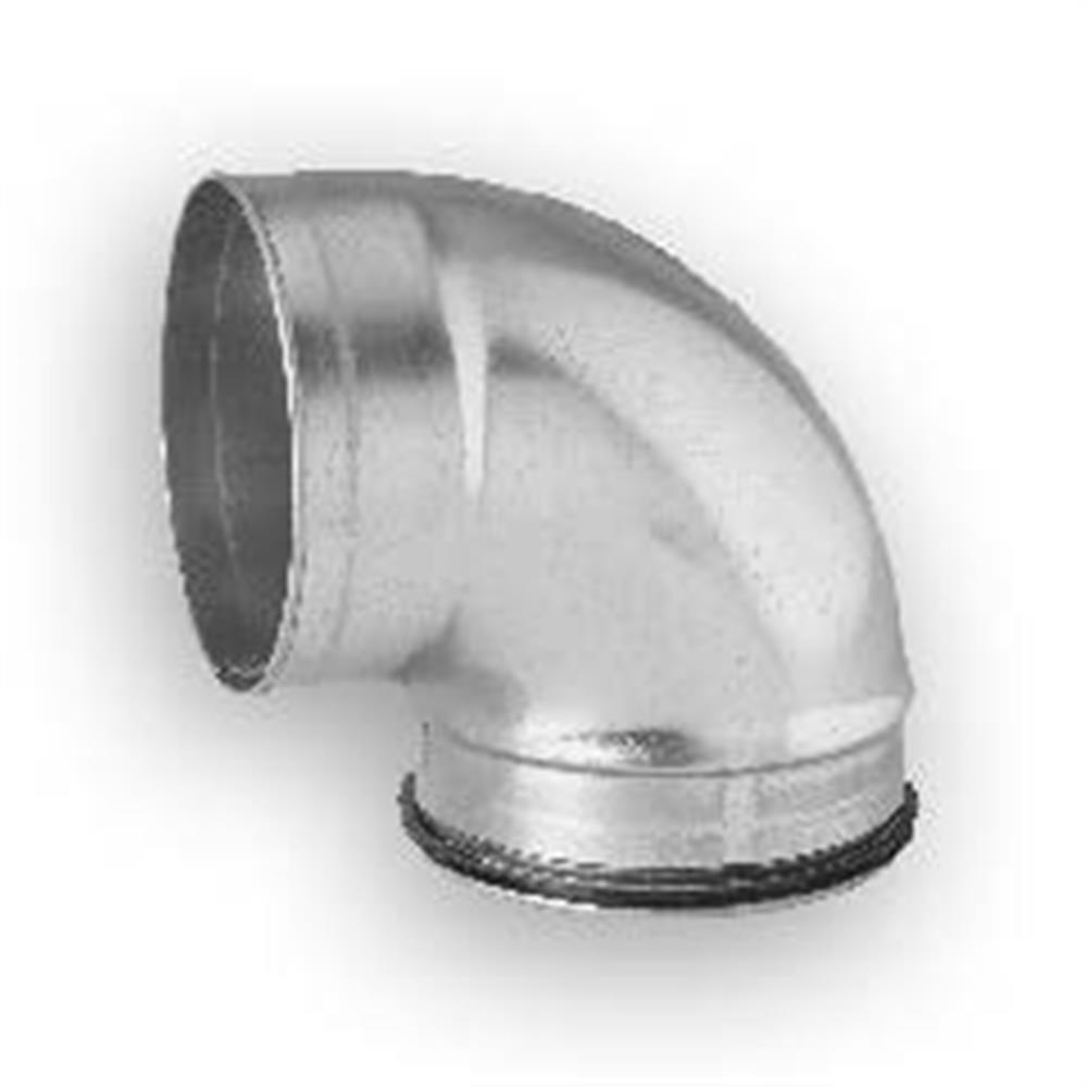 Air Connection Bend socket/nipple - 90°, 125mm