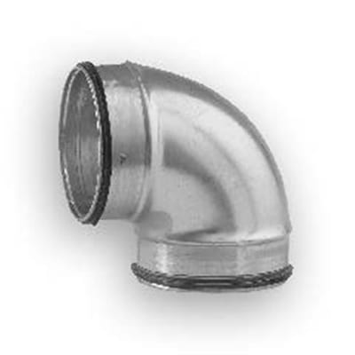 Air Connection Bend nipple - 90°, 100mm