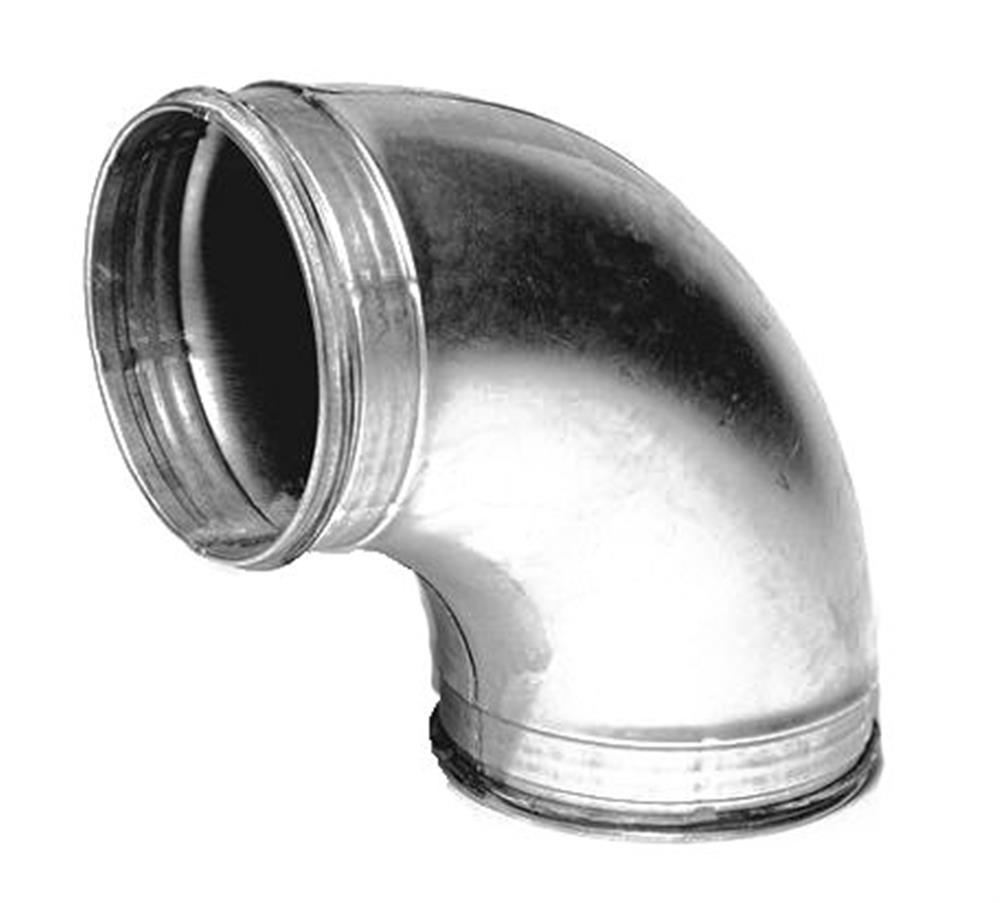 Air Connection Bend nipple pressed - 90°, 160mm