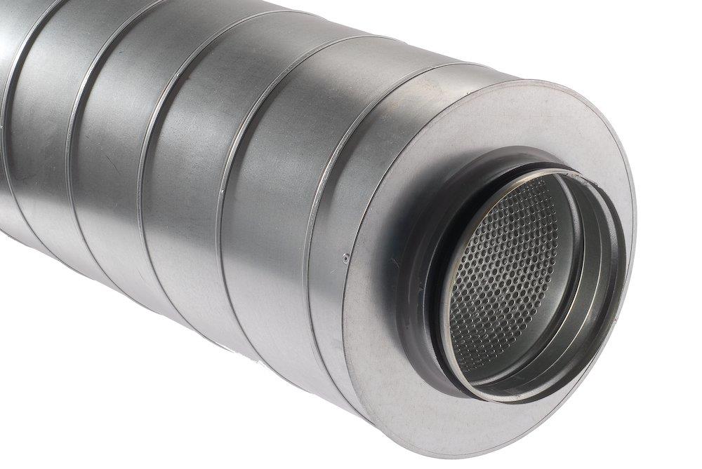 Air Connection Silencer - 200mm, 1200mm