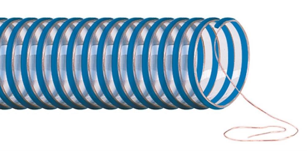 Airflex Suction Hose PUR/PVC - 40mm, 85°C, 0bar, 0.2bar, 0.5mm