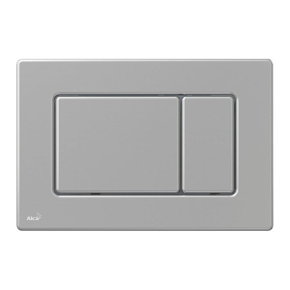 ALCAPLAST M279 dual-flush actuator plate, front, stainless steel
