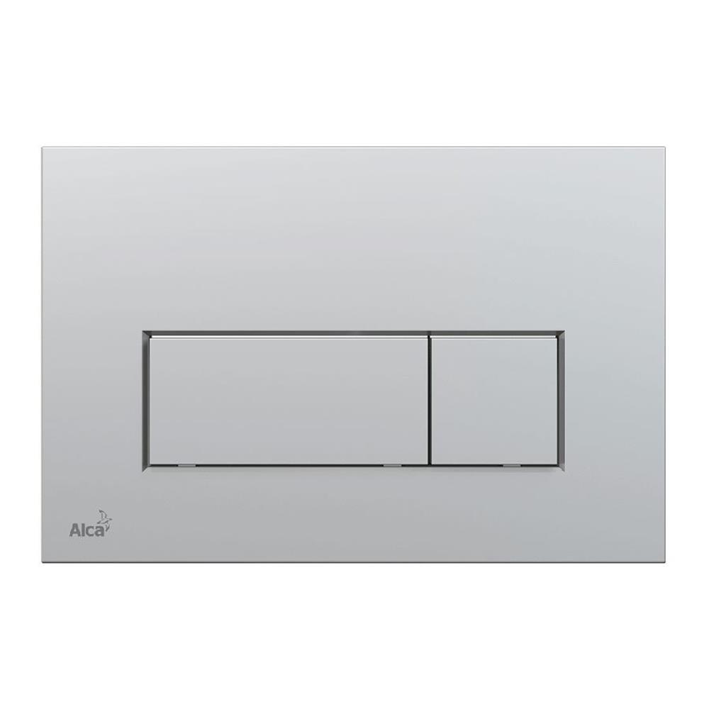 ALCAPLAST M572 Flush Actuator Plate - Chrome / Chrome, Dual-Flush, Mechanical
