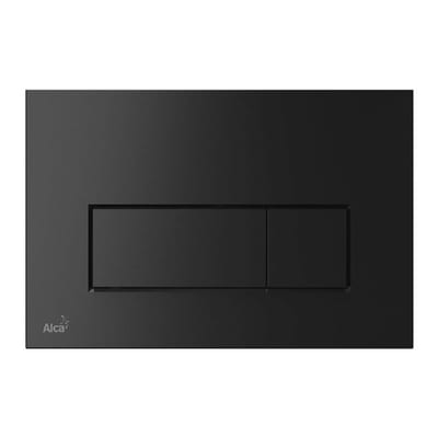 ALCAPLAST M578 Dual-Flush Operating Plate, Front Actuation, Black