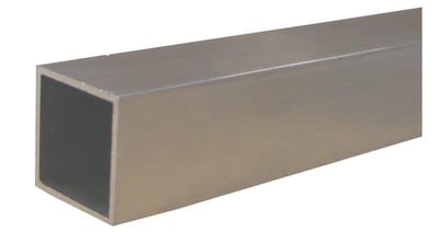 Aluminum Tube aluminium square EN AW-6060 T6 - 20mm, 15mm, 2mm, 6M, 0.33KG/m
