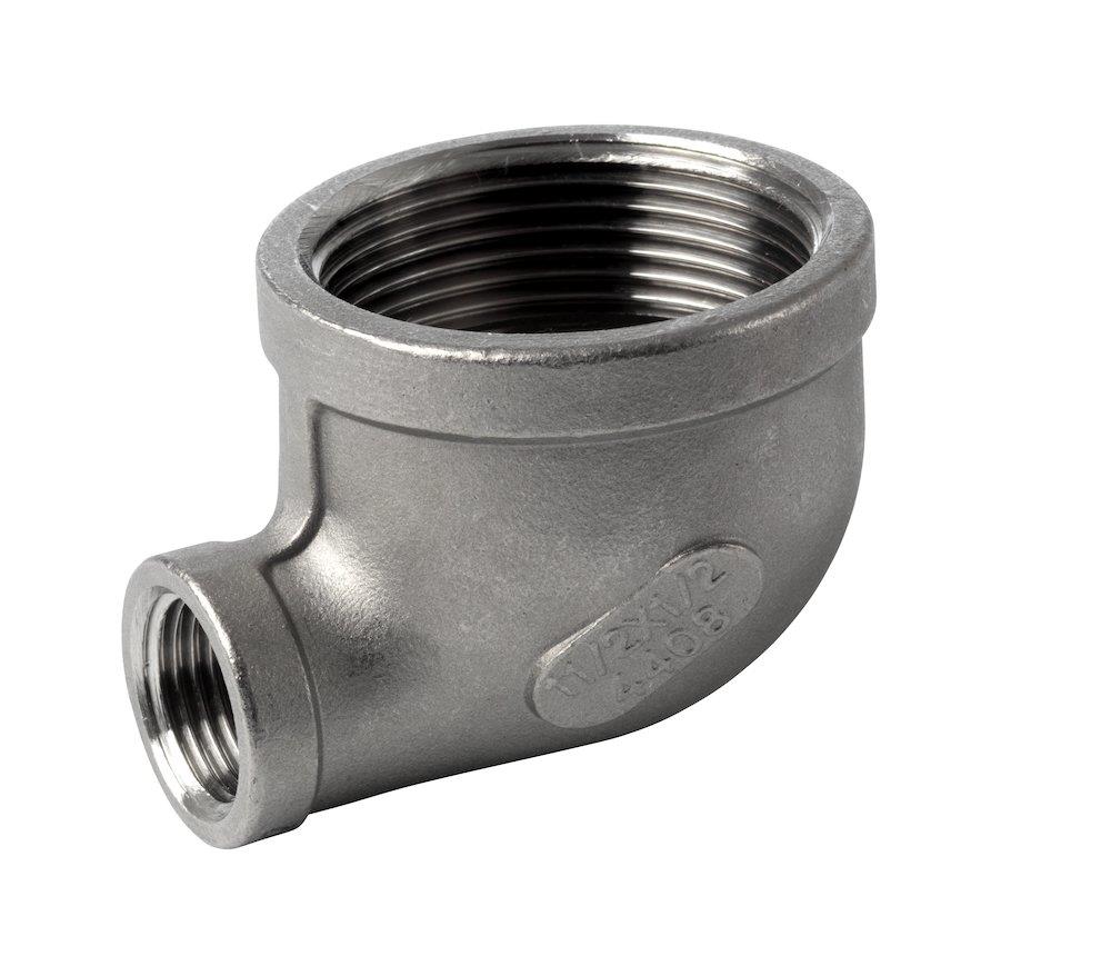 Angle acid-resistant coupling/coupling - 1 1/4", 3/4", 90°