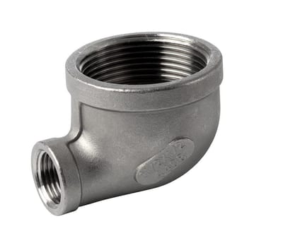 Angle acid-resistant coupling/coupling - 1 1/4", 3/4", 90°