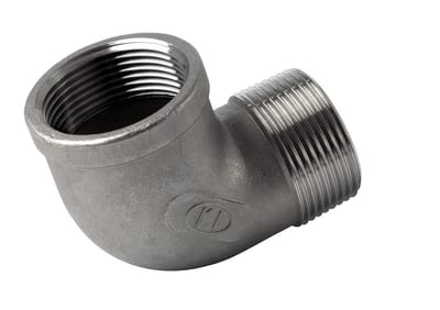 Angle acid-resistant coupling/nipple - 1/8", 1/8", 90°