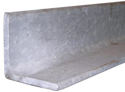 Angle steel galvanized S235JR +AR equal-leg - 40mm, 40mm, 5mm, 6.1M, 3.178KG/m