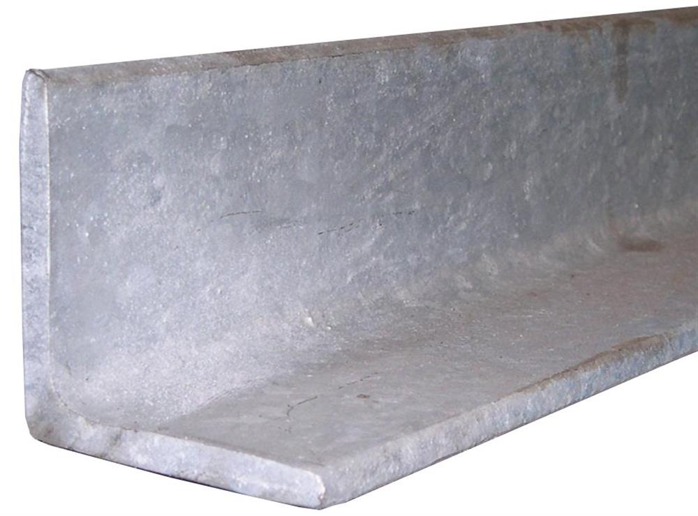 Angle steel galvanized S235JR +AR equal-leg - 60mm, 60mm, 6mm, 6.1M, 5.806KG/m