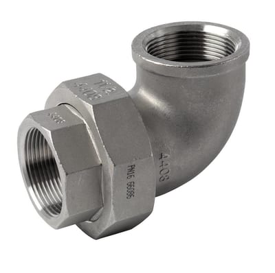 Angle Union acid-resistant coupling/coupling - 3/8", coupling, BSPP, 3/8", coupling, BSPP