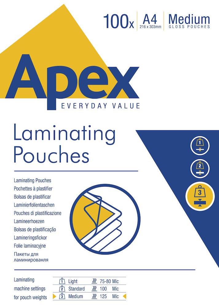 Apex Laminating Pouch A4 - 100PCS 10414474
