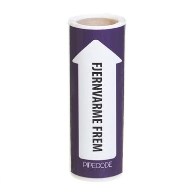 Armadan Pipecode Pipe Marking Purple District Heating Supply 10 m