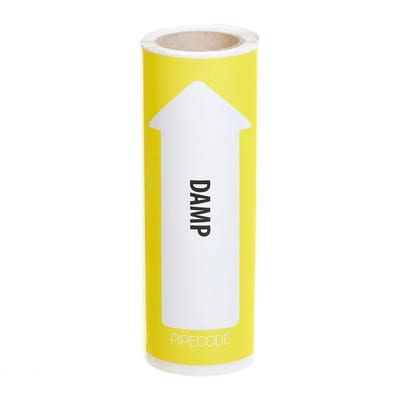 Armadan Pipecode Pipe Marking yellow damp - 10M