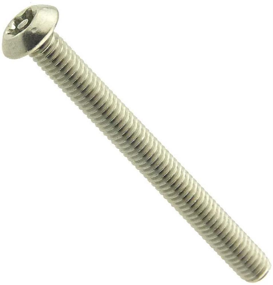 ART 9121 Security Screw Torx Groove Pan Head Stainless A2 - M6, 45mm, 100PCS