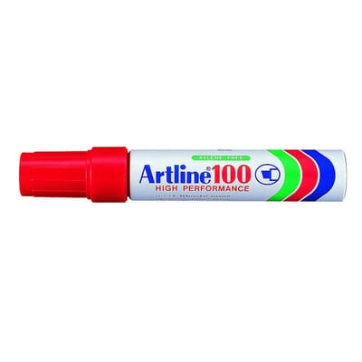 Artline 100 Permanent Marker - 1PCS, red