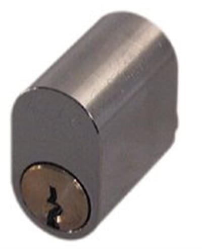 ASSA ABLOY Cylinder supplied in set of 3 pcs. Bright nickel-plated brass Oval 1660 - 6PCS
