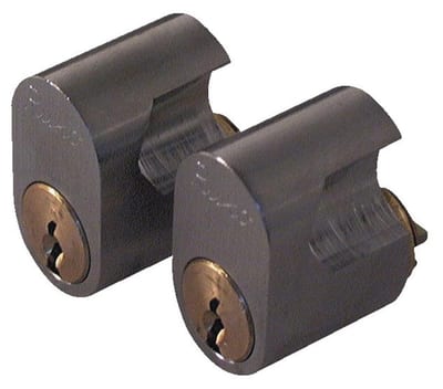 ASSA ABLOY Double Cylinder Bright nickel-plated brass Oval 1662 - 6PCS