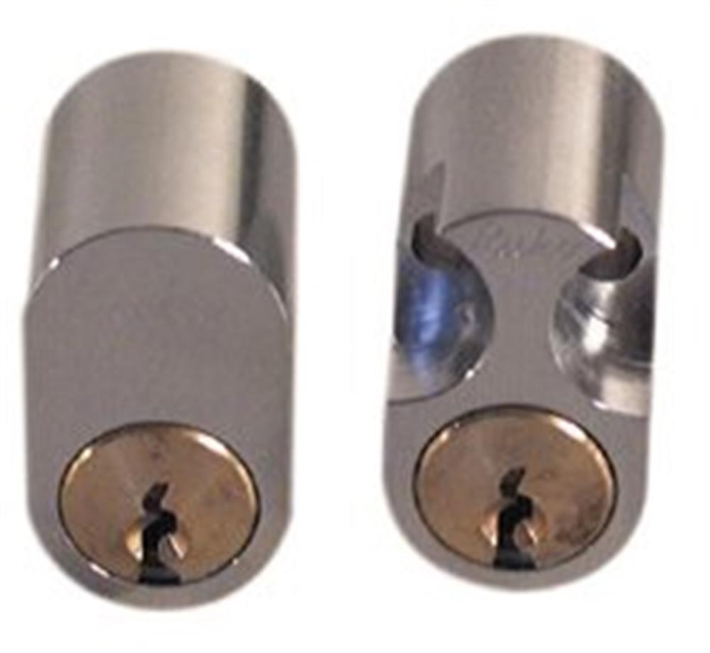ASSA ABLOY Rokoko Double Cylinder Bright nickel-plated brass Oval 502 - 5PCS