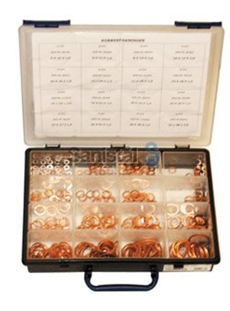 Assortment Box, Copper Sealing Washers, 240 pcs (806638)