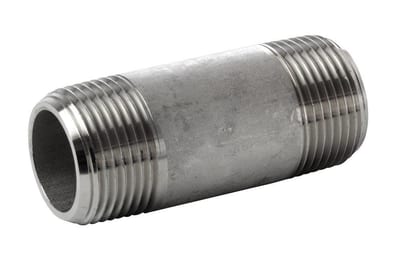 ASTM Nipple Pipe acid-resistant NPT - 101.6mm, 3/8", 17.2mm