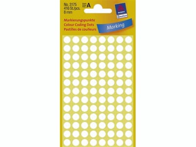 Avery Label - 8mm, 416PCS 4004182031759