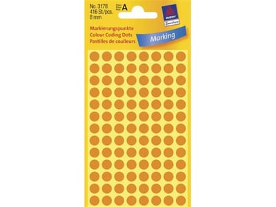 Avery Label - 8mm, 416PCS 4004182031780