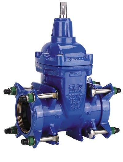 AVK Gate Valve with double O-ring seal and stem transition - 100, 110mm